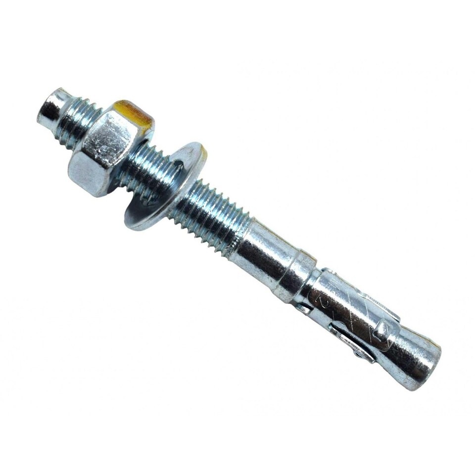 Masonmate Zinc Plated Through Bolt - Zinc Plated - M12 x 100mm (50)