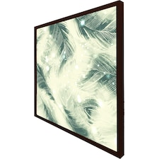 Feathers fantastic birds with decorative ornaments (Picutre Frame) Brown | XL