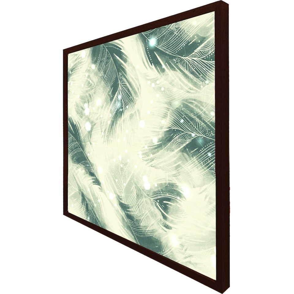 image 1 of Feathers fantastic birds with decorative ornaments (Picutre Frame) Brown | XL