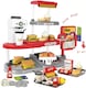 image 1 of 71PCS Kids Fast Food Playset – Pretend Kitchen Toy Set with Cash Register, Drink Dispenser & Food Accessories