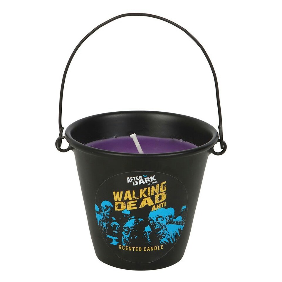 image 1 of Something Different Walking Dead Anti Bucket Scented Candle - Black/Blue - One Size