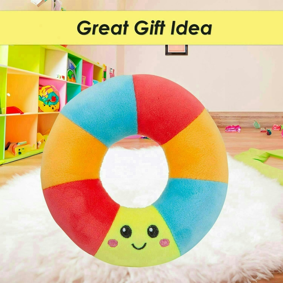 image 1 of Swimring Soft Toy Cute Plushie Huggable Cuddly Stuffed Toy 16cm Multi