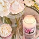image 3 of Village Candle Large Jar Candle Fresh Cut Peony Pink | One Size