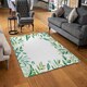 image 2 of Light Botanical Leaves (Rug) Multi | Medium: 80x150cm