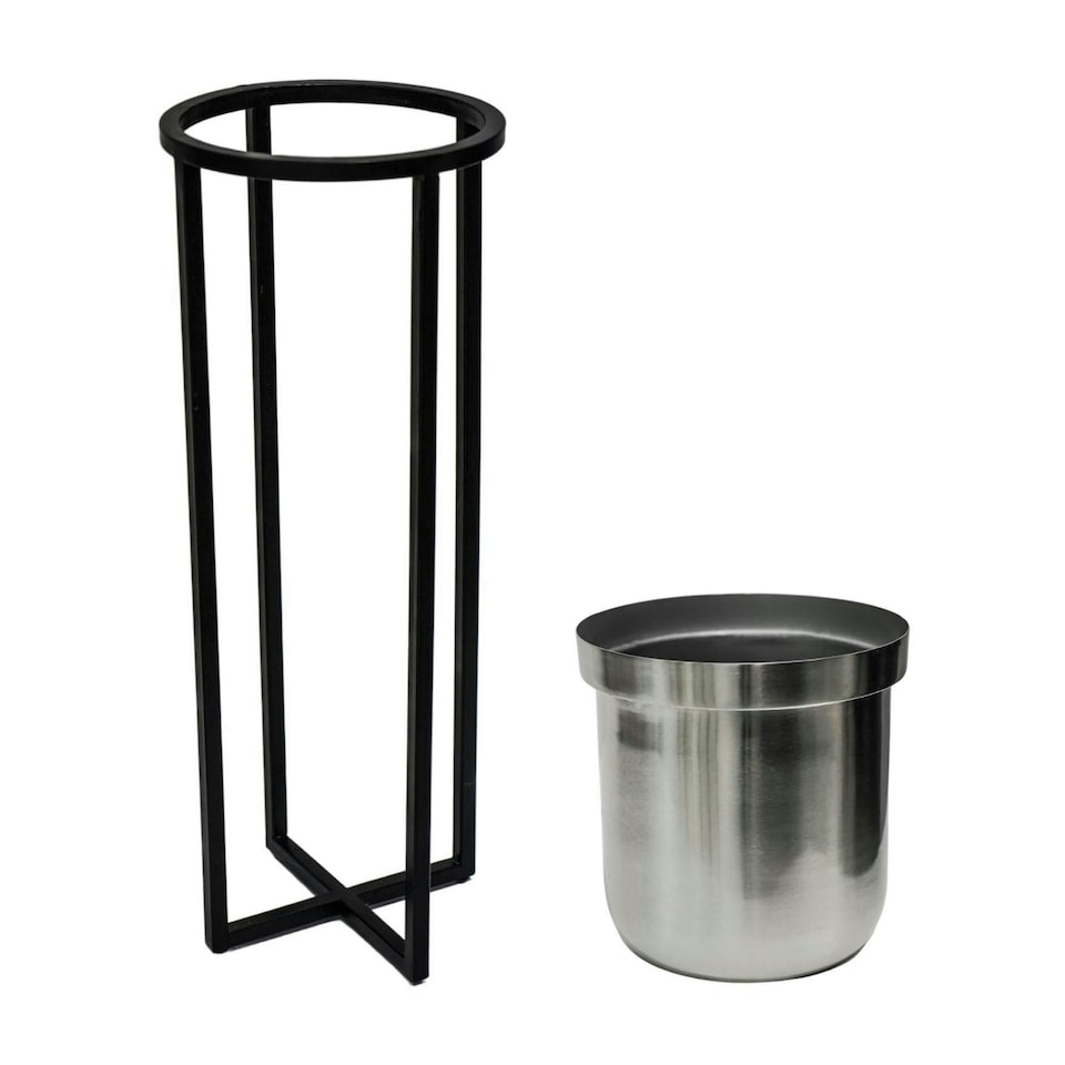 image 1 of Calla Planter Stand Gold