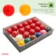 image 4 of Oypla Full Size Regulation 22 Snooker Billiard Ball Set 2 1/16" Multi