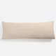 image 4 of OHS Teddy Fleece Long Bolster Pregnancy Body Support Cushion, 40x137cm - Natural