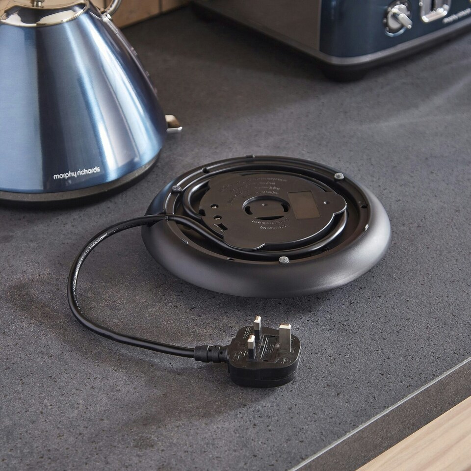 image 1 of Morphy Richards Accents Pyramid Kettle Blue