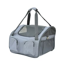 PawHut Folding Pet Bag Carrier Car Seat Dog Cat Safety Travel Shoulder Portable