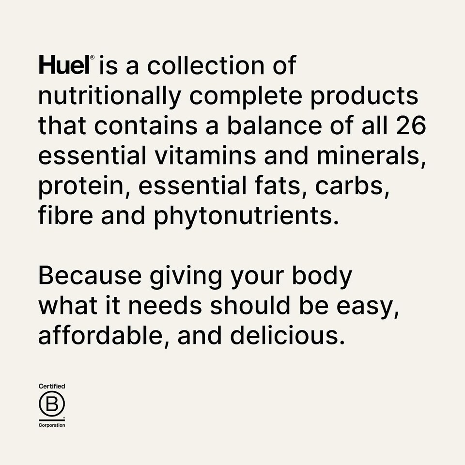 image 1 of Huel Ready-to-Drink Meal, BLACK EDITION Chocolate Protein Drink, 500ml Bottles (Pack of 8) - Protein Shakes, Pre-Portioned Meal, 35g of Protein per Bottle