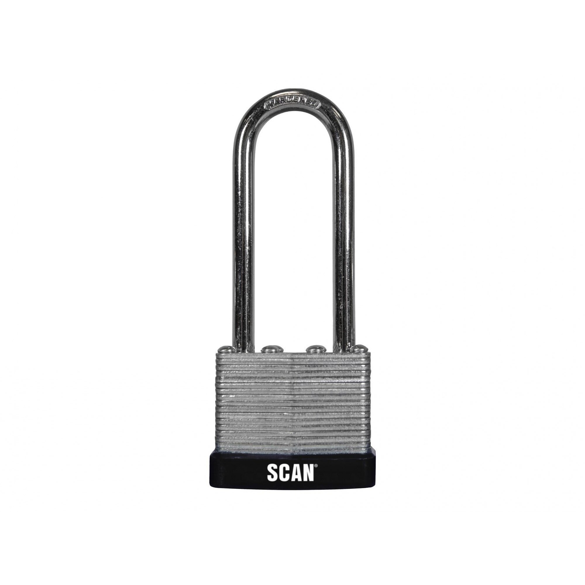 Scan Laminated Steel Padlock Multi Multi Colour 40mm Long Shackle 1