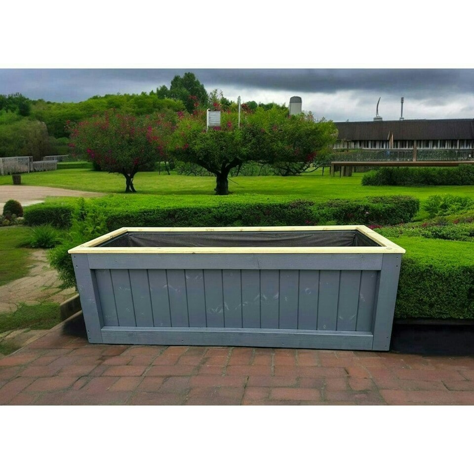 image 1 of Kent Garden Planter (Painted Planter - Choice of Colours Available) - Pressure Treated Wood - L50 x W50 x H50 cm | Multi
