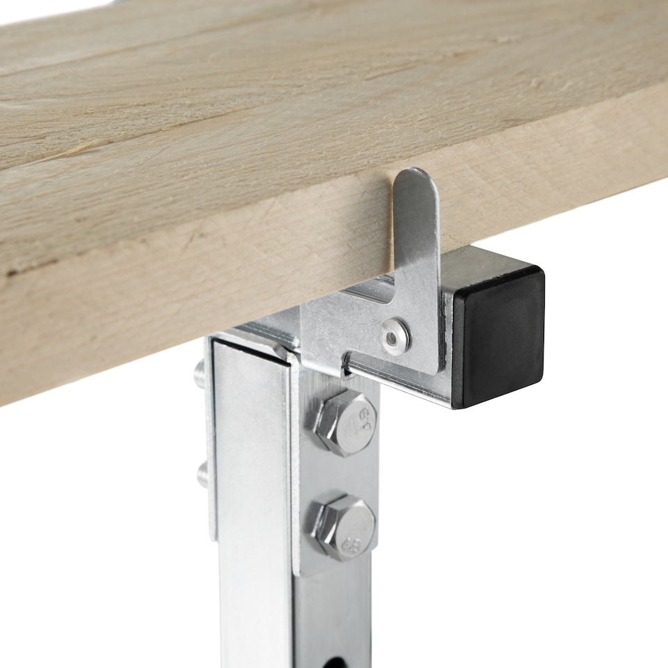 image 1 of Scaffold Trestle Set of 2 - A Frame, foldable, 7-step height adjustable | Blue | blue | 68,50 x 56,50 x 79,50 cm | 2