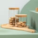 image 4 of Interiors by Premier Large Glass Jar, Eco-Friendly Glass with Airtight Cork Lid and Chalkboard Label, Perfect for Storing Spices