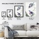 image 3 of Blue Jay and a Purple Breasted Cotinga Schouman Huge Wall Art Print 18X24 In