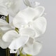 image 2 of 60cm Pure White Artificial Orchid with Ceramic Bubble Planter
