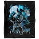 image 2 of Batman Action Pose Blanket - Multicoloured - One Size