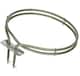 image 2 of SPARES2GO 2 Turn Heating Element compatible with Zanussi Fan Oven Cooker (2400W, 240V)