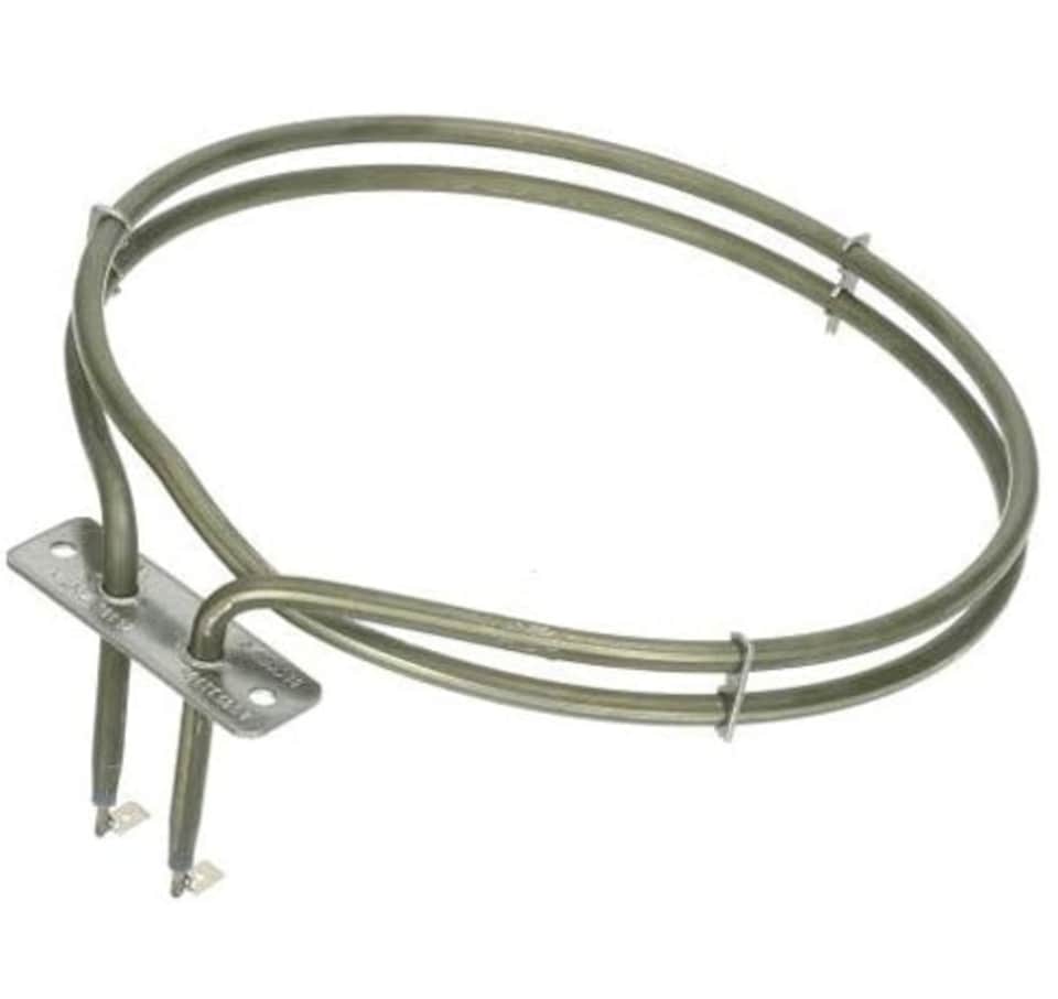 image 1 of SPARES2GO 2 Turn Heating Element compatible with Zanussi Fan Oven Cooker (2400W, 240V)