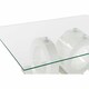 image 6 of Centre Table DKD Home Decor White Transparent Wood Crystal MDF Wood 110 x 60 x 45 cm N/A