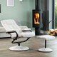 image 7 of Ripley Swivel Recliner and Footstool - Stone