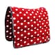 image 1 of Supreme Products Dotty Fleece Horse Saddlepad - Rosette - Pony