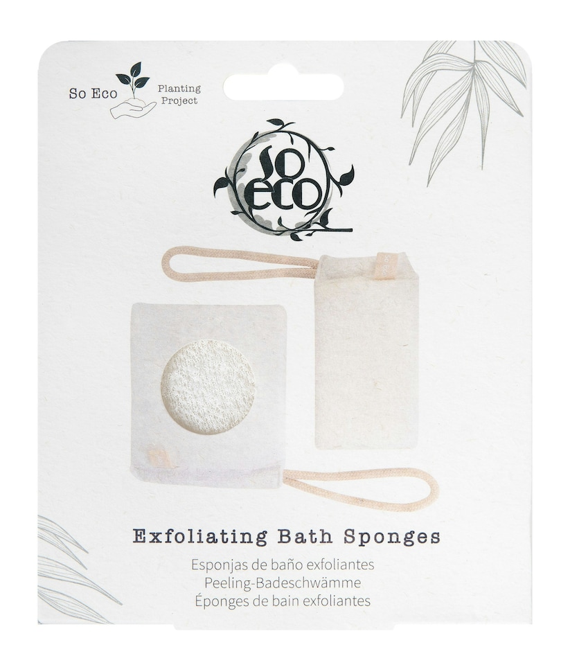 image 1 of So Eco Exfoliating Bath Sponges - 2 Pack
