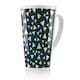 image 1 of Yellow & Blue Triangles Latte Mug