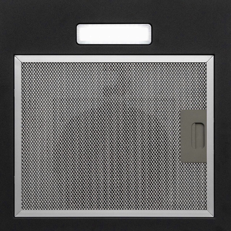 image 1 of SIA CGH60BL 60cm Black Curved Glass Chimney Cooker Hood Kitchen Extractor Fan