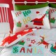 image 2 of Bedlam Santa Please Stop Here Duvet Cover Set Grey