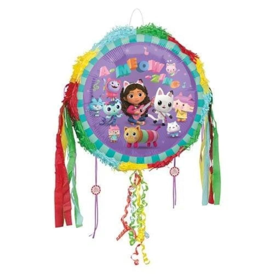 Gabby's Dollhouse Pull String Pinata