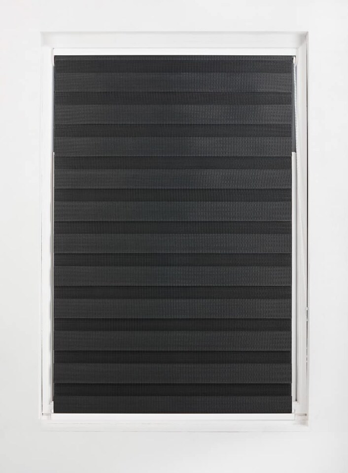 image 1 of Day and Night Zebra Roller Blind 235cm Wide x 165cm Long | Black | Black