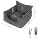 image 2 of Skylos Pet Car Booster Seat Dog Protector Portable Bed Removable Dark Grey M Grey | Grey | M