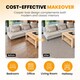 image 6 of NOVECRAFTO Self Adhesive Vinyl Floor Tiles 45x45cm Carpet Effect Peel and Stick