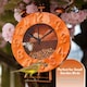 image 7 of Marco Paul Orange Clock Design Bird Feeder 33cm