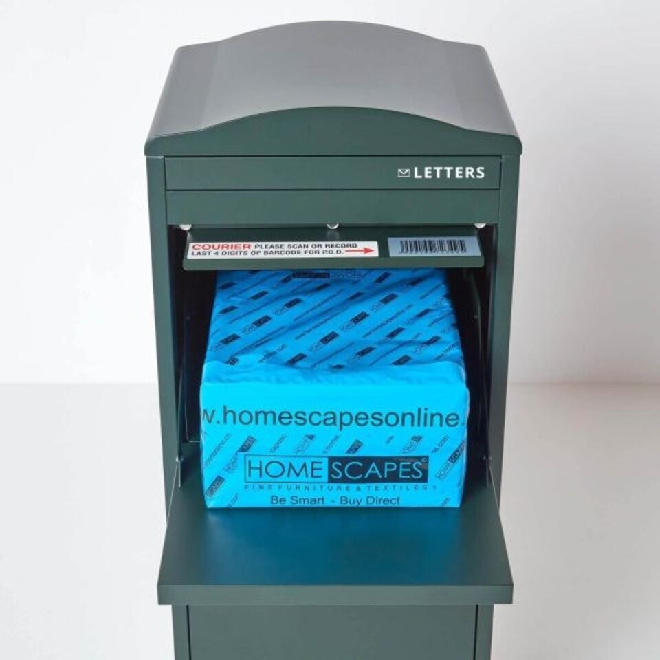 image 1 of SMART PARCEL BOX® Large Curved Top Front Access Green Green