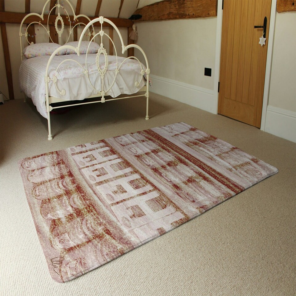 image 1 of Yankee Candle Galore (Rug) Pink | Small: 60x110cm
