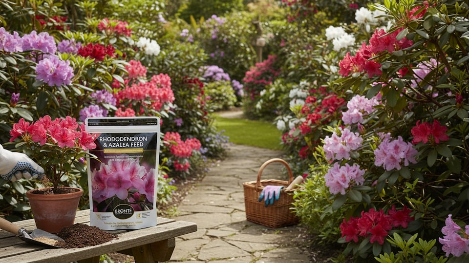 image 1 of Rhododendron and Azalea Fertilizer Feed 120g Controlled Release Ericaceous Plant Food Slow Release Granules