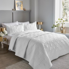 Serene Cavali Duvet Cover Set White