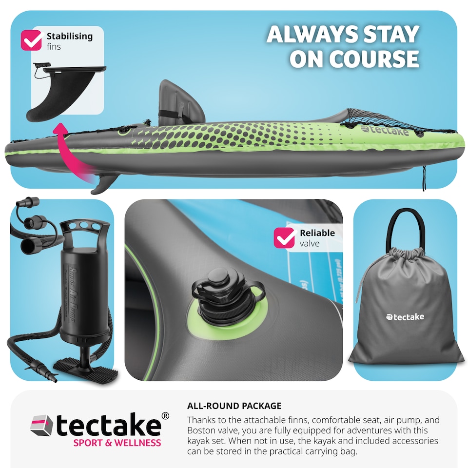 image 1 of Kayak Liberty - single seater, inflatable, including paddle