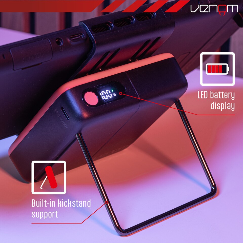 image 1 of Venom Nintendo Switch 2 Power Bank Stand