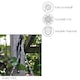 image 8 of Marco Paul Metal Silver Hanging Basket Chain 14" Silver