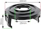 image 4 of SPARES2GO Trimmer Line & Spool Cover compatible with Challenge N1F GT220-C GT250-C N1F-GT-220/250-C Strimmer