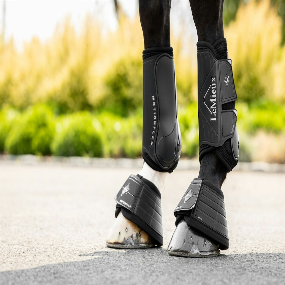 image 1 of LeMieux Motionflex Over Reach Boot Black | Large
