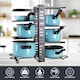 image 5 of Buckingham Multi-Function Pot & Pan Organising Rack - Black Black