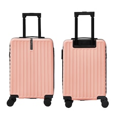 Ezy Flo 20 Inch Cabin Hard Shell Suitcase Carry On Spinner Travel Luggage with Hook