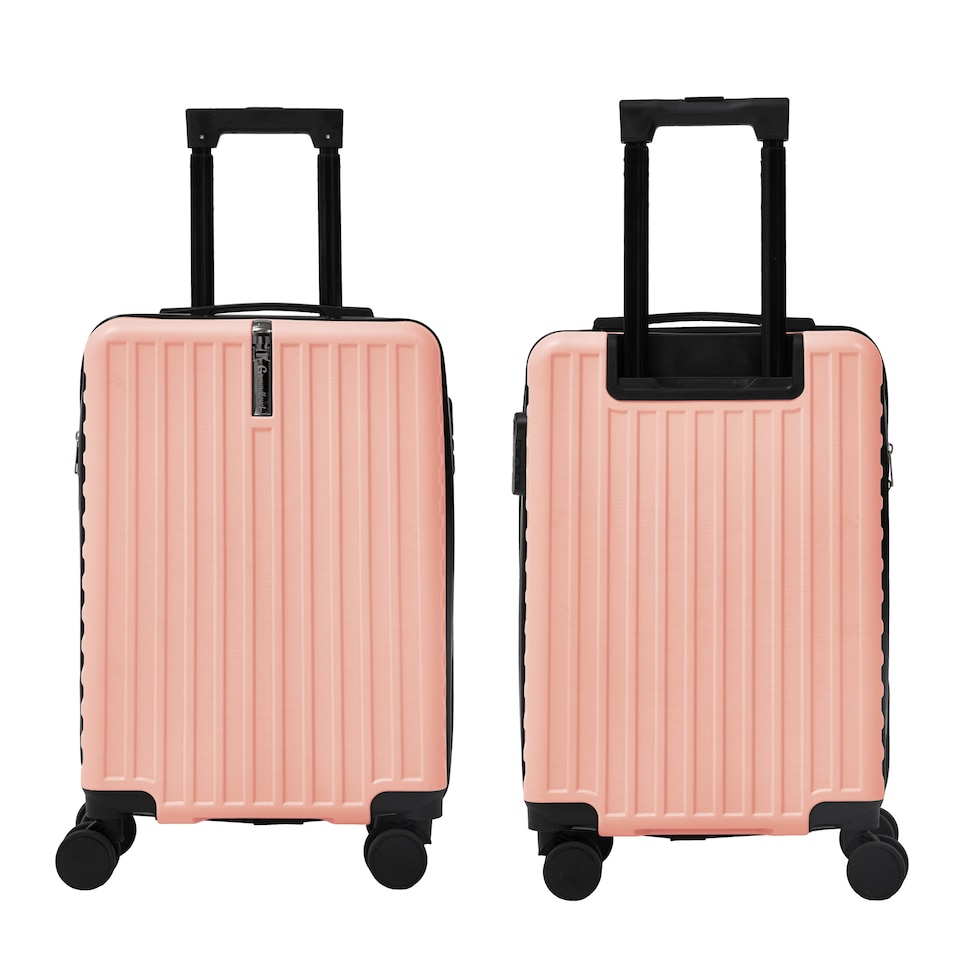 image 1 of Ezy Flo 20 Inch Cabin Hard Shell Suitcase Carry On Spinner Travel Luggage with Hook