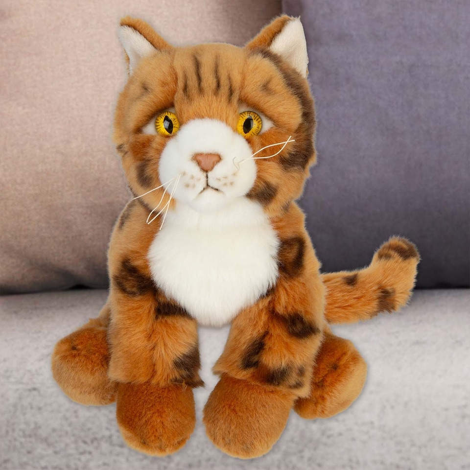 image 1 of PMS Bengal Cat Soft Toy Premium Quality Orange - 30cm x 12cm