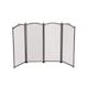 image 7 of Heavy Duty Steel 4 Panel Fire Screen Spark Guard