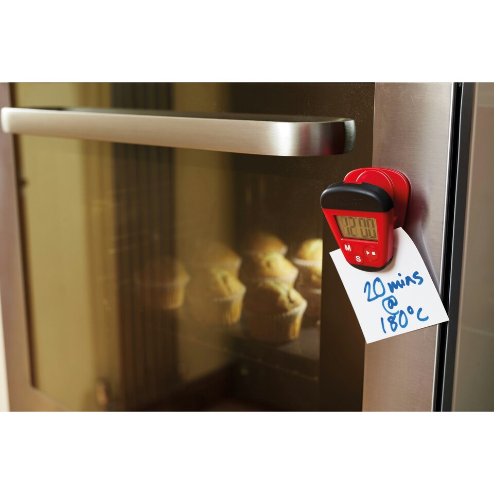 image 1 of Taylor Kitchen Clip Digital Timer White